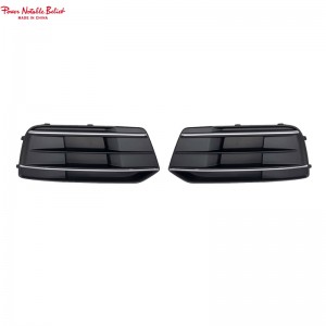 RSQ5 FOG GRIL pre Audi Q5 SQ5 B9 ABS FOG FOUNTCEB MESH GRILLE 19-21